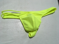 tanga en Lycra amarillo neon M