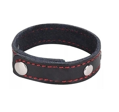 cockring en cuero negro regulable en internet