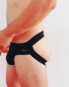 Jockstrap /slip microtul negro