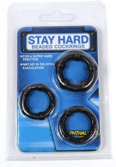 set x 3 anillos para pene