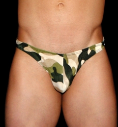 tanga camuflada verde M