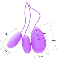 Balita vibradora doble violeta en internet