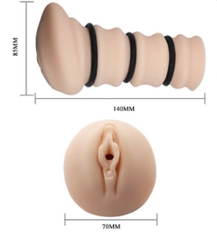 Vagina masturbadora con anillos - Chulo sextoys