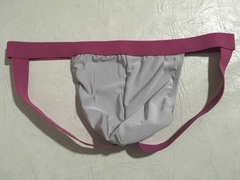 Jockstrap fucsia/gris
