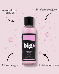 Gel lubricante sabor vainilla coco - comprar online