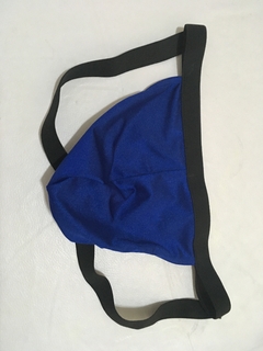 Jockstrap clásico bulto azul