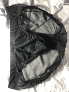 Slip microtul negro
