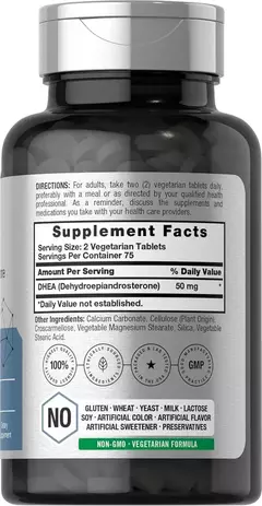 DHEA HORBAACH 50MG 120 CAPSULAS - comprar online