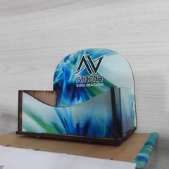 Art. M194 Tarjetero Madera Sublimble - tienda online