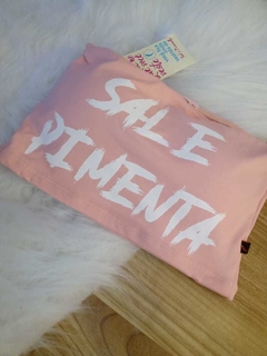 Top Faixa Sal e Pimenta - Princesa da Moda by Amanda