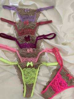 Calcinha Neon com nude - Angel Lingerie