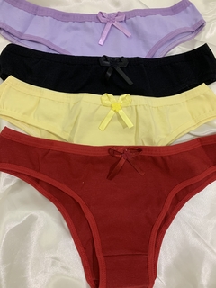 Kit 4 calcinhas cotton - loja online