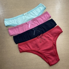 Kit 4 calcinhas cotton