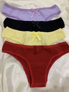 Kit 4 calcinhas cotton - Angel Lingerie