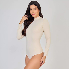 Body Manga Longa Em Poliamida - comprar online