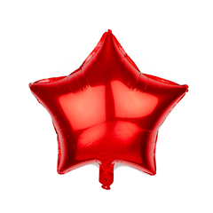Globo Estrella Rojo 25cm