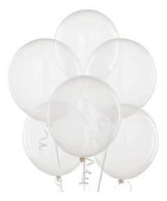 Globos Cristal 14 pulgadas x 10u