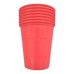Vasos Plasticos Coral x 10u