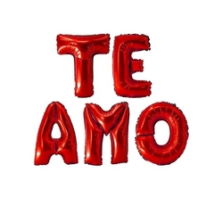 Set Globos “Te Amo” Rojo