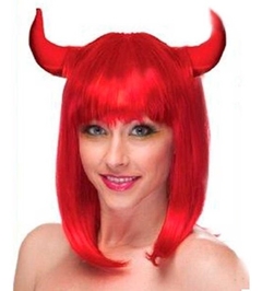 Peluca Diablita Rojo