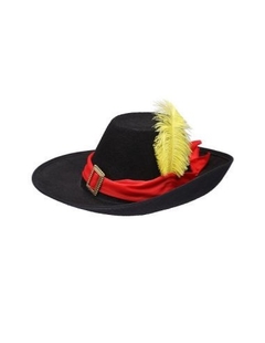 Sombrero Mosquetero Negro