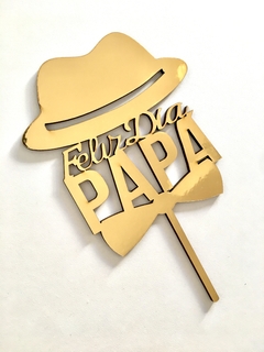 Toppers Día del Padre - Cotillon Almendra