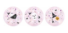 Platos Halloween Redondos x 10u