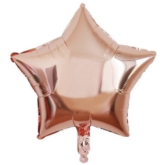 Globo Estrella Rosa Gold 25cm