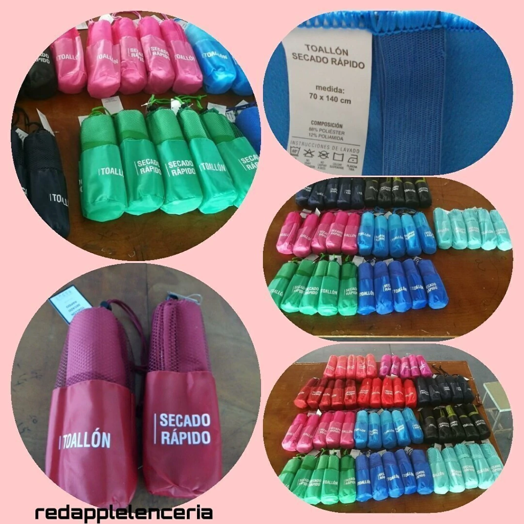 Toallon Secado Rapido Varios Colores - Art 85625