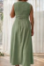 Vestido Minimalista em Alfaiataria Marrant Verde Menta - comprar online