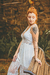 Vestido Branco longo em tecido viscose texturizada e renda- Julia - comprar online