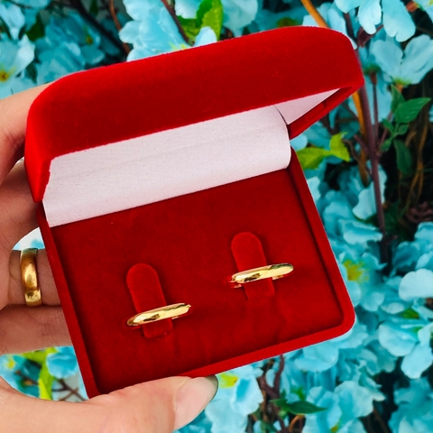 Par de Aliança Fina