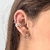 Piercing Cravejado Torção 925 - comprar online