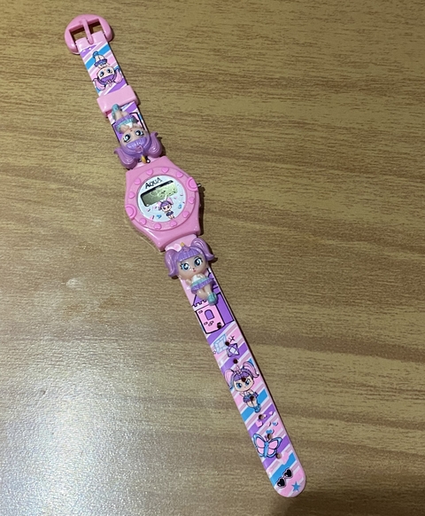 Relógio Infantil Lilás