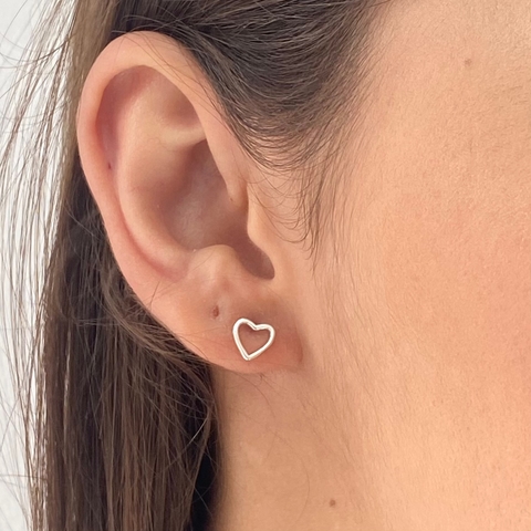Brinco Coração 925