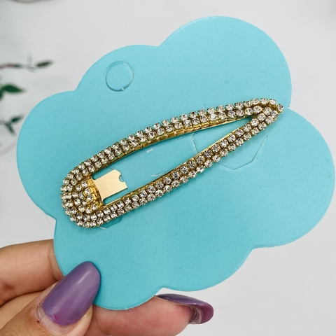 Presilha Strass Tic Tac