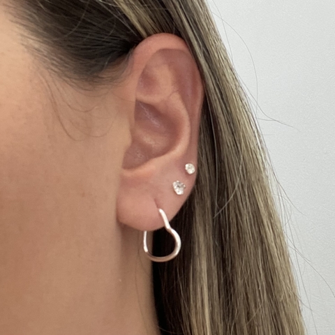 Argola Coração 925