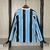 Camisa Grêmio I 2025/26 Manga Longa – Tricolor Azul Celeste, Preto e Branco - comprar online