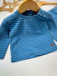 CONJ. TRANÇADO AZUL - Mini Look
