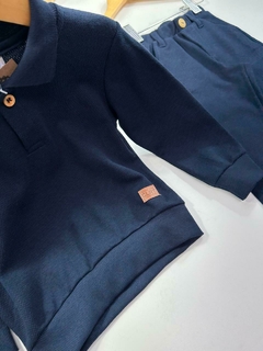 CONJUNTO TEXT. GOLA POLO - Mini Look