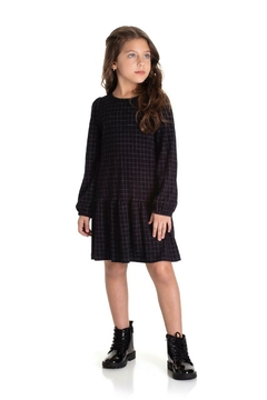 VESTIDO PONTILHADO - comprar online