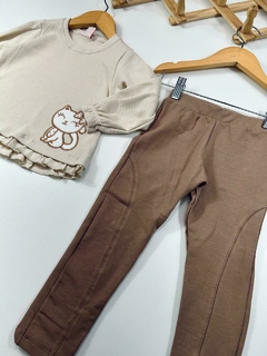 CONJ. GATO NUDE - Mini Look