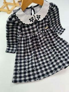 VESTIDO GOLA BABADO - Mini Look