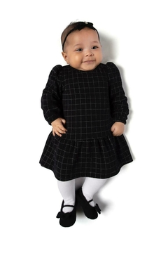 VESTIDO PONTILHADO