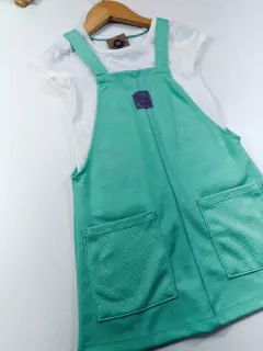 CONJ. SALOPETE VERDE COOL FUN - Mini Look