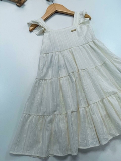 VESTIDO EM TECIDO TRABALHADO - Mini Look