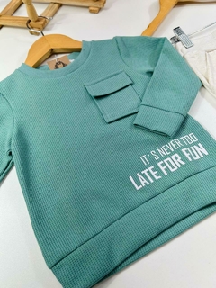 CONJ. ITS NEVER TOO VERDE - loja online