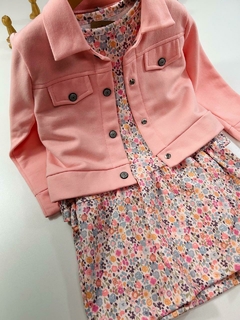 VESTIDO FLORZINHA COM CASACO - Mini Look