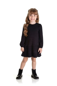 VESTIDO PONTILHADO - comprar online