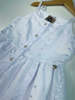 VESTIDO EM TECIDO BORDADO - comprar online